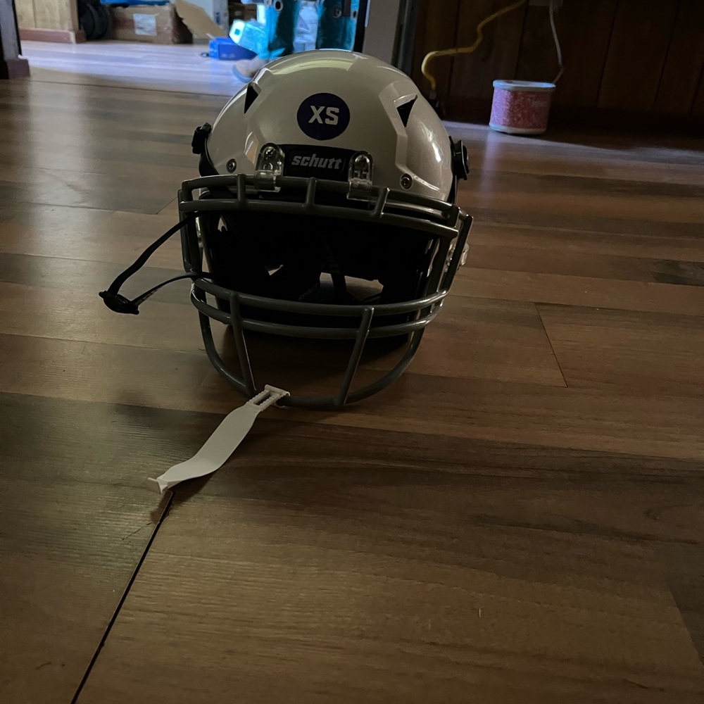 Schutt White Football Helmet